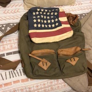 Army/American flag backpack
